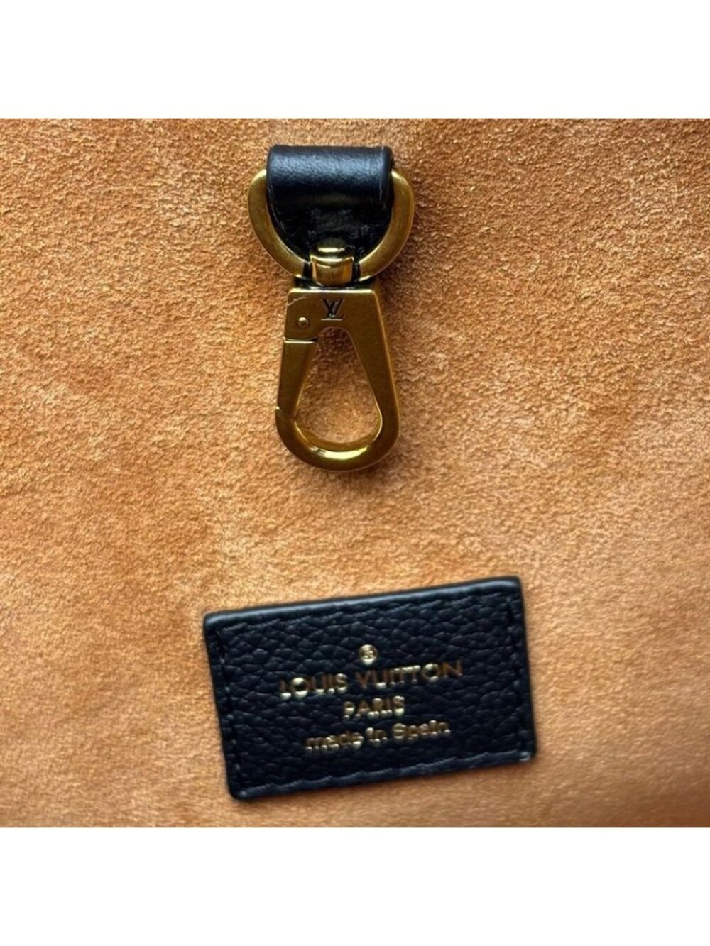 Louis Vuitton Leather Shoulder Low Key Hobo PM Black Gold - Picture 14 of 15